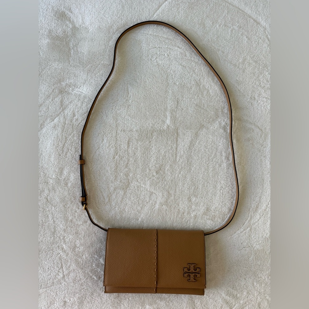 Tory Burch McGraw Wallet Crossbody (Color: Tiramisu)